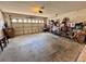 Attached garage with ample storage space for bikes and other items at 5135 Warrior Ln, Kissimmee, FL 34746