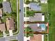Property location shown from an aerial perspective at 5135 Warrior Ln, Kissimmee, FL 34746