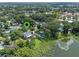Aerial view of home location near the lake at 1803 E Kaley Ave, Orlando, FL 32806