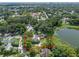 Aerial view of property with lot lines at 1803 E Kaley Ave, Orlando, FL 32806