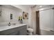 Clean bathroom with a bathtub and shower at 1105 Pacific Dunes Ct, Daytona Beach, FL 32124