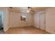 Small bedroom with tiled floors and a ceiling fan at 1440 Walker Rd, Lakeland, FL 33810