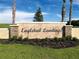 Eagletail Landings community entrance sign with landscaping at 6804 Serpent Hawk Lane St, Howey In The Hills, FL 34737