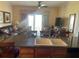 Kitchen with granite countertops and breakfast bar at 1597 Heritage Crossing Ct # 202, Reunion, FL 34747