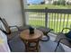 Relaxing balcony overlooking a lush golf course at 1597 Heritage Crossing Ct # 202, Reunion, FL 34747