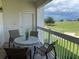 Spacious balcony with scenic golf course views at 1597 Heritage Crossing Ct # 202, Reunion, FL 34747