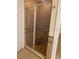 Large walk-in shower with glass enclosure at 1597 Heritage Crossing Ct # 202, Reunion, FL 34747