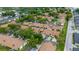 Aerial view of the community, showing homes and landscaping at 2384 Sun Valley Cir, Winter Park, FL 32792