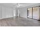 Spacious bedroom with walk-in closet and sliding glass doors at 2384 Sun Valley Cir, Winter Park, FL 32792