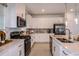 Modern kitchen with stainless steel appliances and white cabinetry at 1227 Teal Creek Dr, Saint Cloud, FL 34771