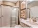 Clean bathroom with a shower/tub combo and updated vanity at 1227 Teal Creek Dr, Saint Cloud, FL 34771