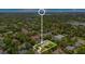 An aerial view showing the property's location and surrounding area at 1650 Lakehurst Ave, Winter Park, FL 32789