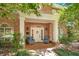 Inviting front porch entry to this beautiful brick home at 1650 Lakehurst Ave, Winter Park, FL 32789