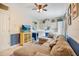 Large recreation room with sectional sofa and built in cabinets at 1650 Lakehurst Ave, Winter Park, FL 32789