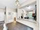 Dining area with a view into the kitchen and living room at 744 La Mirage St, Davenport, FL 33897
