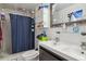 Clean bathroom with shower, toilet and double vanity at 501 N Normandale Ave, Orlando, FL 32835