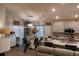 Kitchen and dining area with modern furnishings at 3882 Willow Ridge Dr, Lakeland, FL 33810