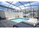 Private screened pool with lounge chairs, perfect for relaxation at 1692 Tropical Palms Cir, Kissimmee, FL 34747