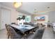 Elegant dining area with a modern table and chairs, perfect for Gathering gatherings at 1692 Tropical Palms Cir, Kissimmee, FL 34747