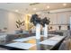 Modern dining table with stylish place settings at 1692 Tropical Palms Cir, Kissimmee, FL 34747
