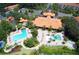 Resort-style community pool with expansive deck at 3004 White Orchid Rd, Kissimmee, FL 34747