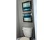 Toilet and framed wall art at 2937 Banana Palm Dr, Kissimmee, FL 34747