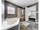 Bathroom with corner jacuzzi tub and separate shower at 33 S Ortman Dr, Orlando, FL 32805