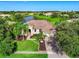 Aerial view of house and neighborhood at 3404 Great Pond Dr, Kissimmee, FL 34746
