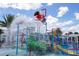 Interactive water play area for with a large tipping bucket at 8841 Rhodes St, Kissimmee, FL 34747