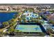 Outdoor basketball court near the community lake at 8841 Rhodes St, Kissimmee, FL 34747