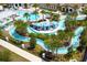 Relaxing lazy river winding through a tropical landscape at 8841 Rhodes St, Kissimmee, FL 34747