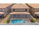 Screened pool and spa with brick pavers at 8841 Rhodes St, Kissimmee, FL 34747