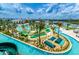 Aerial view of resort-style amenities including lazy river at 4838 Romeo Cir, Kissimmee, FL 34746