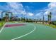 Outdoor community basketball court with recently resurfaced playing surface at 4838 Romeo Cir, Kissimmee, FL 34746