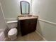 Updated bathroom with granite countertop and modern vanity at 1123 Spring Meadow Dr # 1123, Kissimmee, FL 34741