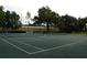 Two well-maintained tennis courts at 136 Osprey Hammock Trl, Sanford, FL 32771