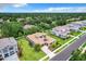 Aerial view of a house on a tree-lined street at 10193 Brocksport Cir, Gotha, FL 34734