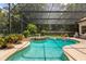 Large screened pool with fountain and plenty of space for relaxation at 277 Olivia Rose Ct, Lake Mary, FL 32746