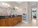 Bathroom with double vanity and granite countertops at 277 Olivia Rose Ct, Lake Mary, FL 32746