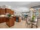 Kitchen with an island, stainless steel appliances, and ample cabinetry at 277 Olivia Rose Ct, Lake Mary, FL 32746
