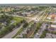 Aerial view of roads and businesses at 7673 Heritage Crossing Way # 101, Reunion, FL 34747