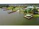 Community features lake access with docks and gazebo at 2877 Attwater Loop, Winter Haven, FL 33884