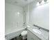 Full bathroom with shower/tub combo and granite vanity at 51 Locust Crse, Ocala, FL 34472