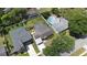 Aerial view showing a house, pool, and large backyard at 1338 Vassar St, Orlando, FL 32804