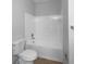 Clean bathroom with a shower/tub combo and updated fixtures at 2323 Arbor Lakes Cir # 2323, Sanford, FL 32771