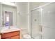 Bathroom with a vanity, toilet, and shower at 491 Las Fuentes Dr, Kissimmee, FL 34746