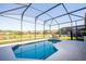 Inviting screened pool and patio area at 491 Las Fuentes Dr, Kissimmee, FL 34746