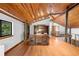 Bright office space with wood floors and built-in shelving at 1205 Sutton Trl, Geneva, FL 32732