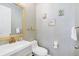 Stylish bathroom with gold accents and modern fixtures at 1870 Sawyer Palm Pl, Kissimmee, FL 34747