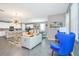 Open concept living room and kitchen area at 1870 Sawyer Palm Pl, Kissimmee, FL 34747